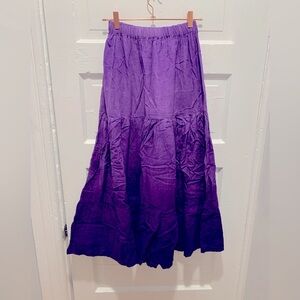 Elegant Purple Women's Skirt